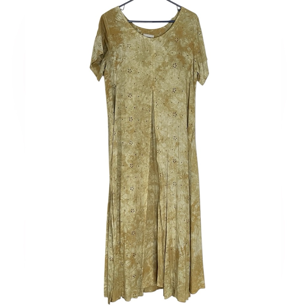 Vintage Classique by Shawn Maxi Dress L/XL Lagenlook Art to Wear Layered Cottage